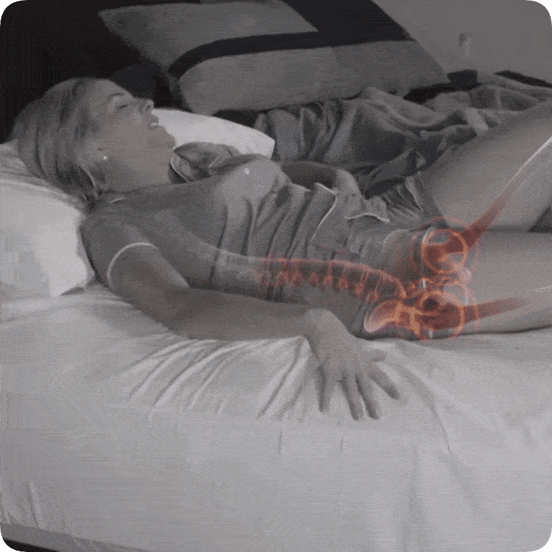 Bol kolan podczas snu vs ulga z poduszka